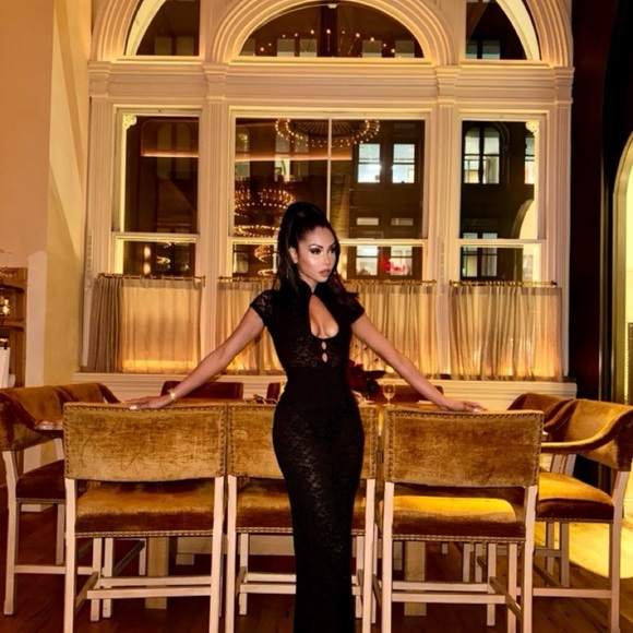 Kora Maxi Dress Black - Picture 4 of 5